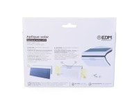 Candeeiro de parede solar 6w 430lm 6.500k com sensor, cor branco