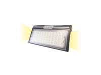 Aplique solar 6w 430lm 6.500k con sensor, color negro Aplique solar 6w 430lm 6.500k con sensor, color negro
