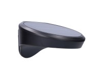 Candeeiro solar 2w 200lm 6500k com sensor cor preto edm