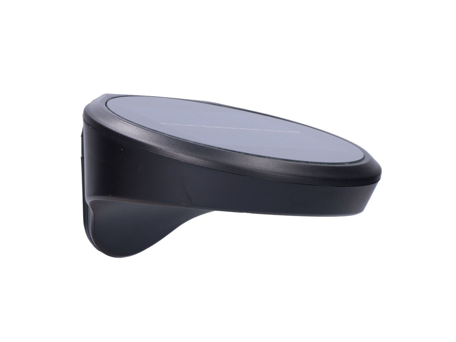 Candeeiro solar 2w 200lm 6500k com sensor cor preto edm