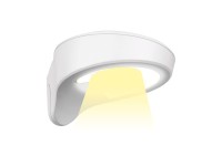 Candeeiro solar 2w 200lm 6500k com sensor cor branco edm