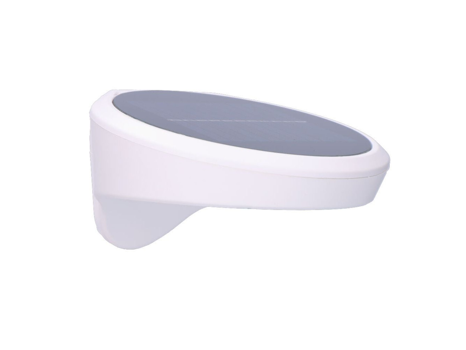 Candeeiro solar 2w 200lm 6500k com sensor cor branco edm