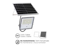 Foco projetor led solar 200 w 1500 lm 6500 k luz fria