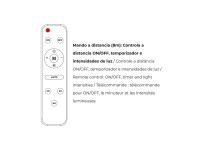 Foco projetor led solar 200 w 1500 lm 6500 k luz fria