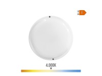 Round wall lamp led 18w 1820lm 4000k day light �20,8x4,8cm edm
