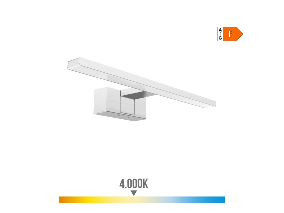 L�mpara led de pared o espejo 6 w 4.000 k 600 lm luz d�a 30 x 12,8 x 5,10 cm