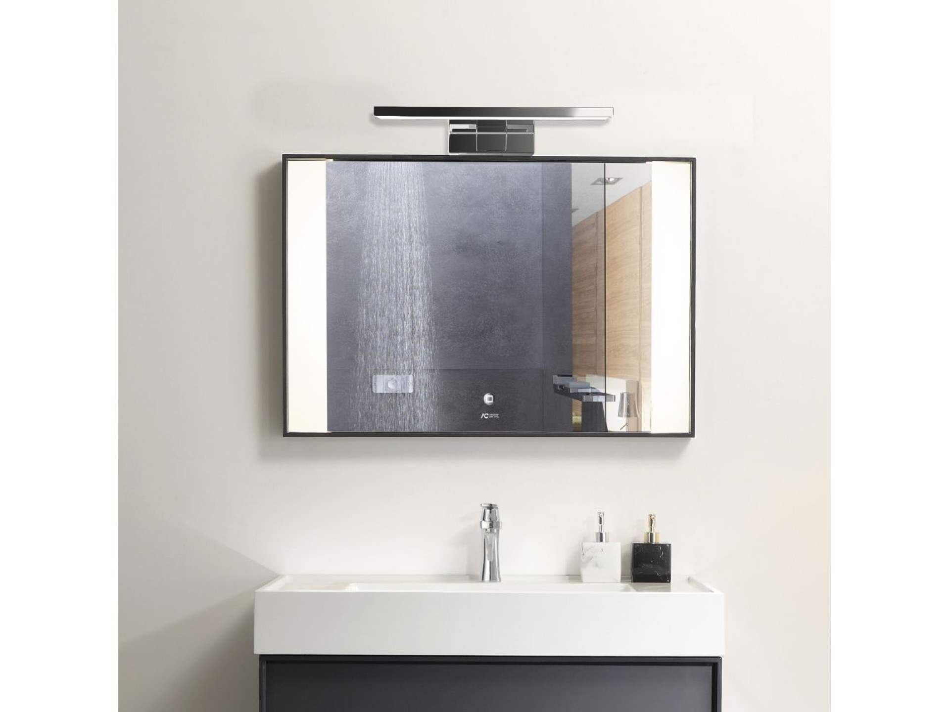 Lámpara led de pared o espejo 6 w 4.000 k 600 lm luz día 30 x 12,8 x 5,10 cm