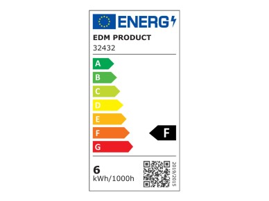 L�mpara led de pared o espejo 6 w 4.000 k 600 lm luz d�a 30 x 12,8 x 5,10 cm