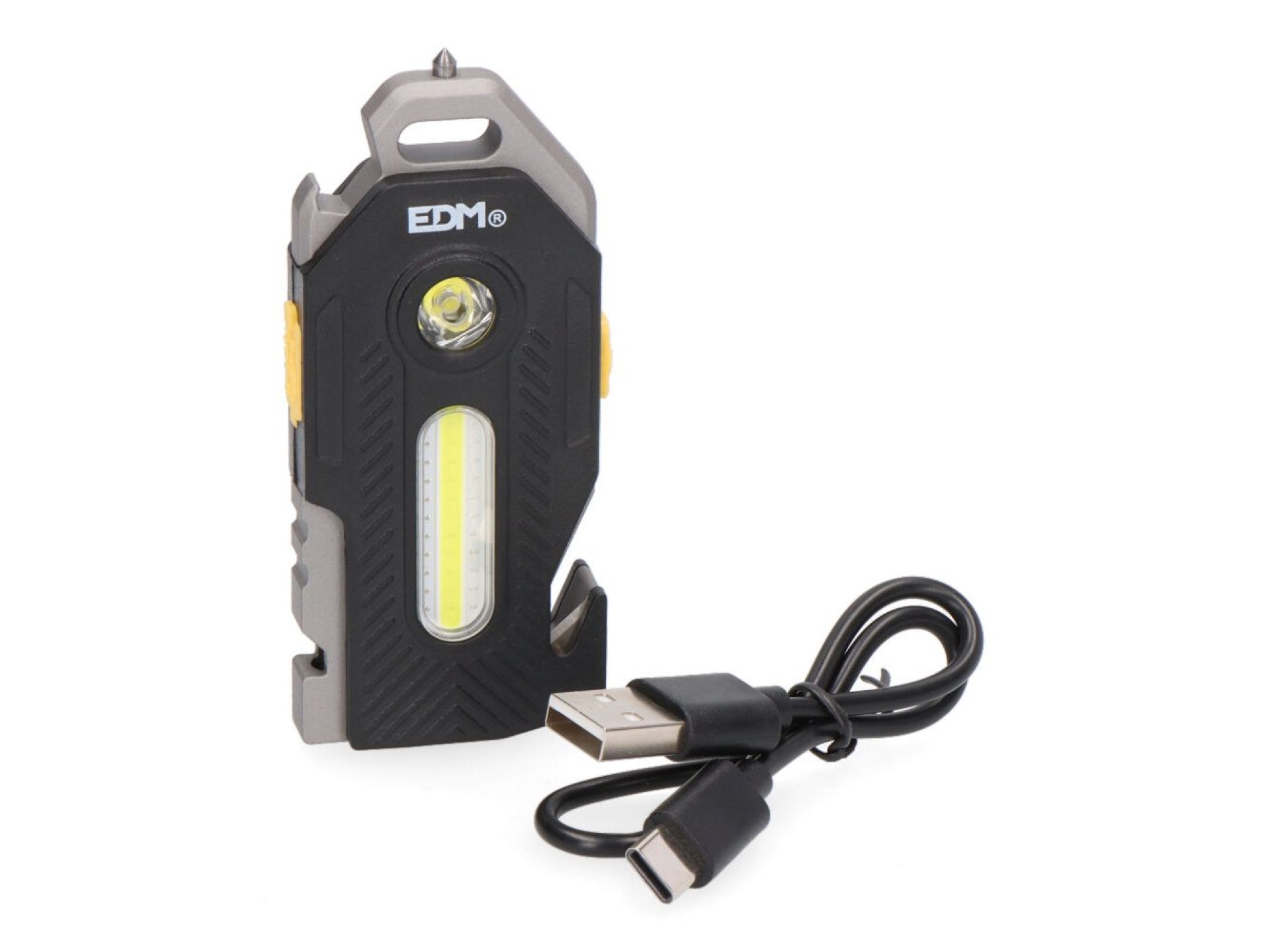 6-in-1 safety flashlight titan survival 2 leds, 400 lm, 7+2.5 w 39 x 21 x 92 mm
