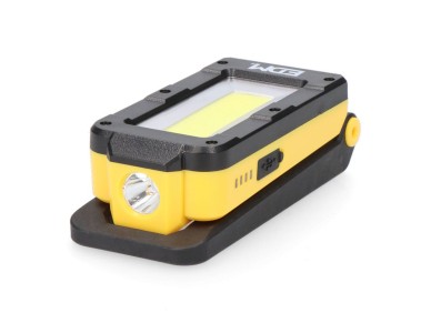 Linterna de trabajo led recargable con base basculante Linterna de trabajo led recargable con base basculante