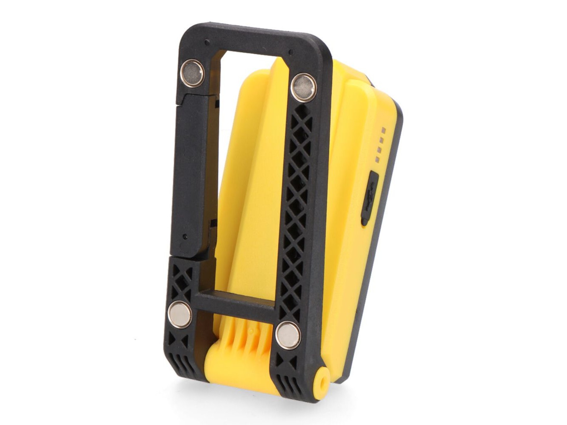 Rechargeable led work flashlight with swing base