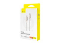 Baseus Tungsten Gold Fast Charging Data Cable Type-C to Type-C 100W 2m Titanium Galaxy Gold Baseus Tungsten Gold Fast Charging Data Cable Type-C to Type-C 100W 2m Titanium Galaxy Gold