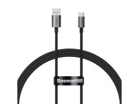 Cable Baseus Superior USB - USB-C 1,0 m clúster negro 100 W