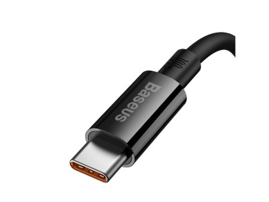 Cable Baseus Superior USB - USB-C 1,0 m clúster negro 100 W