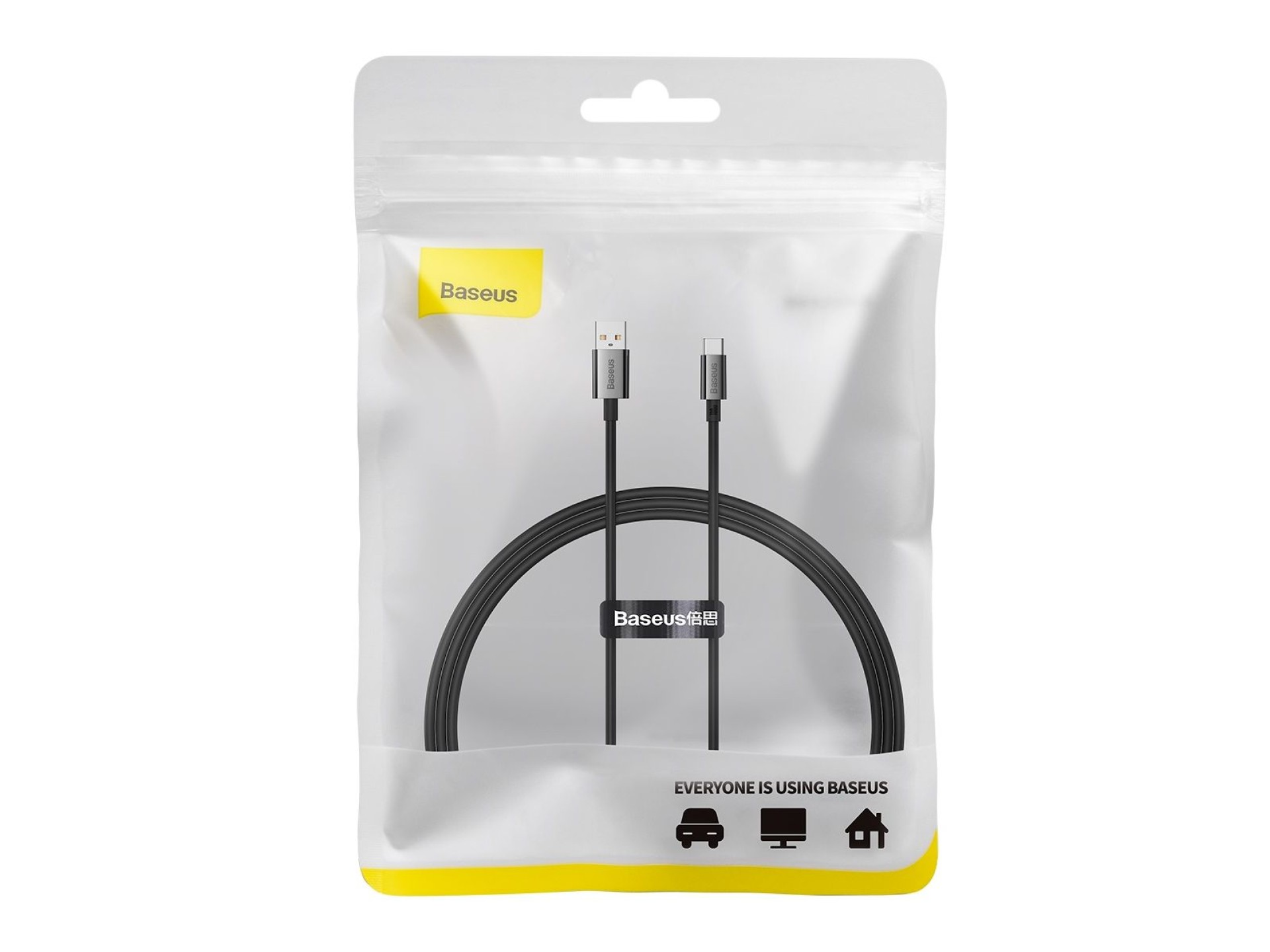 Baseus cable Superior USB - USB-C 1,0m cluster black 100W