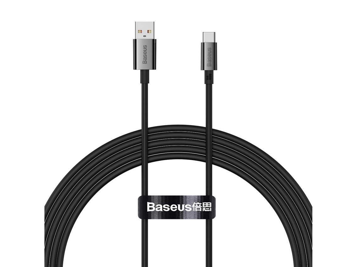Cabo Baseus Superior USB - USB-C cluster 2,0m preto 100W