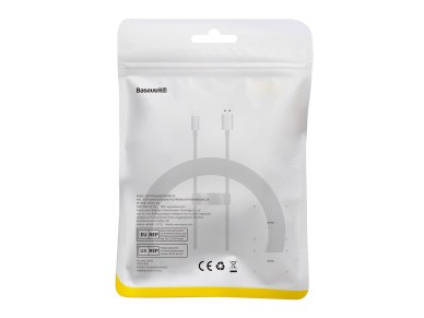 Cable Baseus Superior USB - USB-C 2,0 m clúster negro 100 W