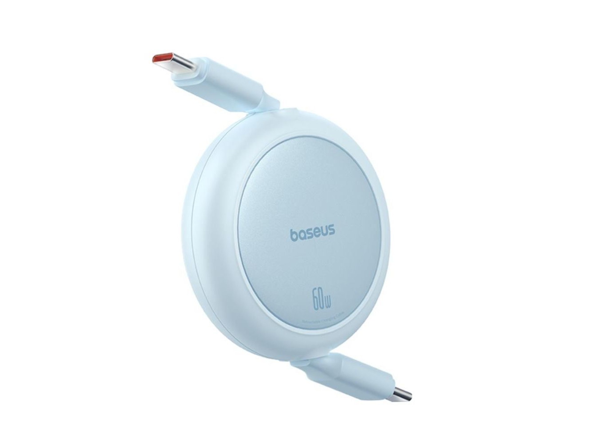 Cable de carga Baseus Free2Pull Mini USB-C a USB-C 60 W 1 m Azul Galaxy