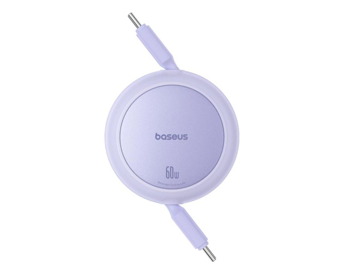 Baseus Free2Pull Mini Charging Cable USB-C to USB-C 60W 1m Nebula Purple