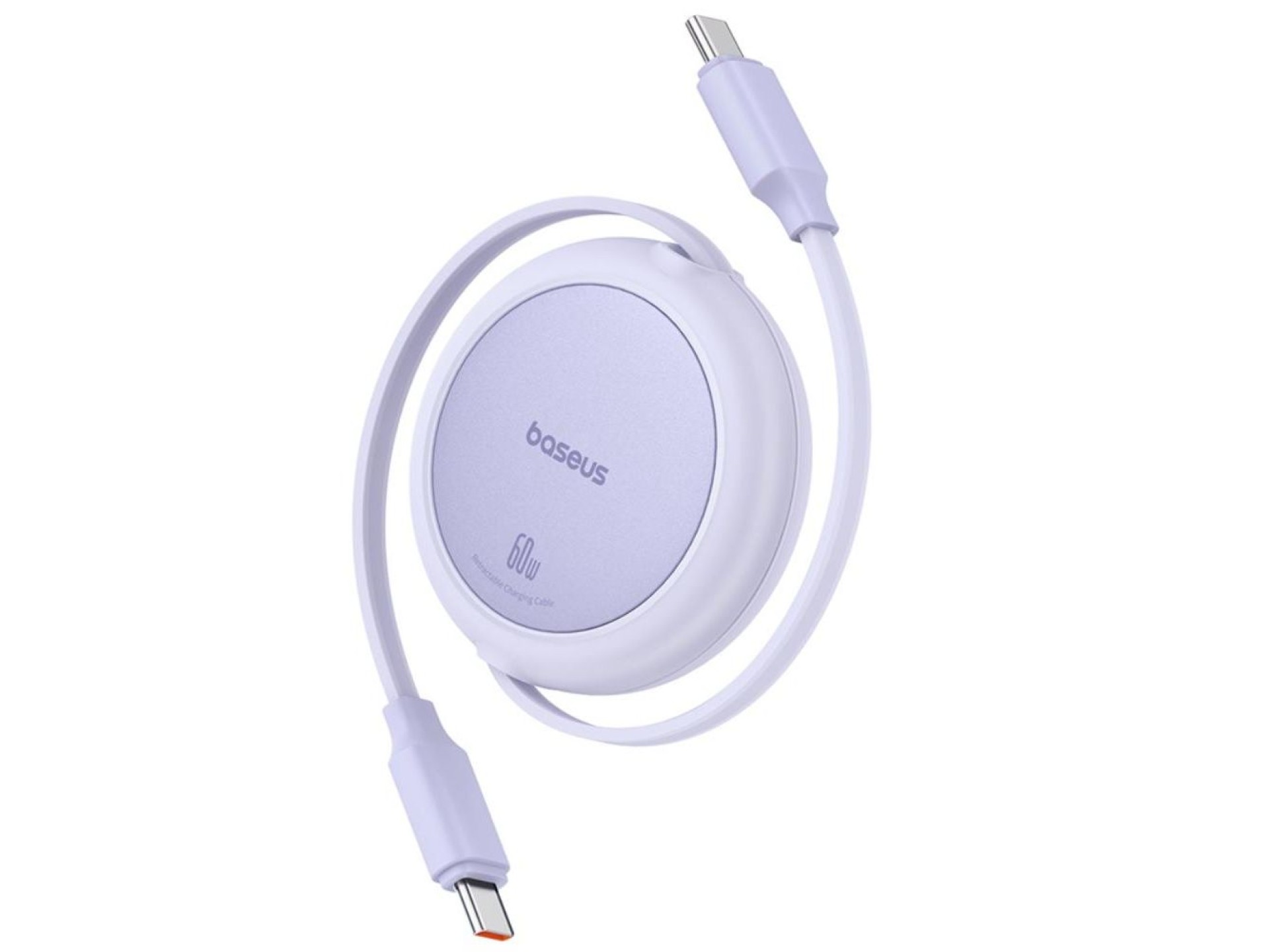 Baseus Free2Pull Mini Charging Cable USB-C to USB-C 60W 1m Nebula Purple