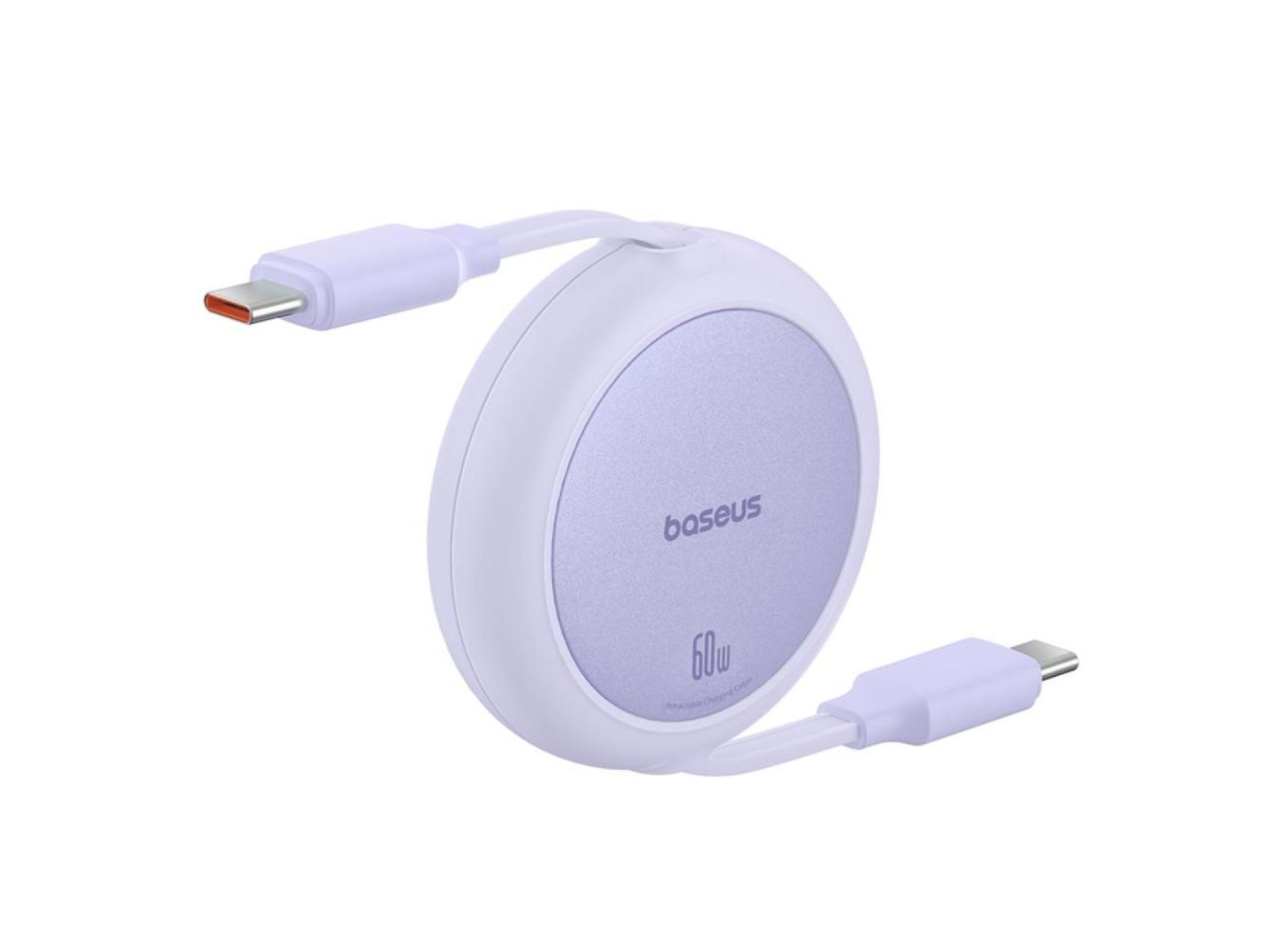Baseus Free2Pull Mini Charging Cable USB-C to USB-C 60W 1m Nebula Purple