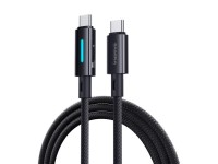 Baseus Lit Cable USB-C - USB-C 1m 100W Cosmic Black Baseus Lit Cable USB-C - USB-C 1m 100W Cosmic Black