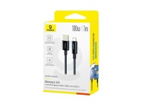 Baseus Lit Button-Control Fast Charging Data Cable USB-A to USB-C 100W 1m Cosmic Black Baseus Lit Button-Control Fast Charging Data Cable USB-A to USB-C 100W 1m Cosmic Black