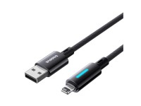Baseus Lit Cable USB - Lightning 1m 2.4A Cosmic Black Baseus Lit Cable USB - Lightning 1m 2.4A Cosmic Black