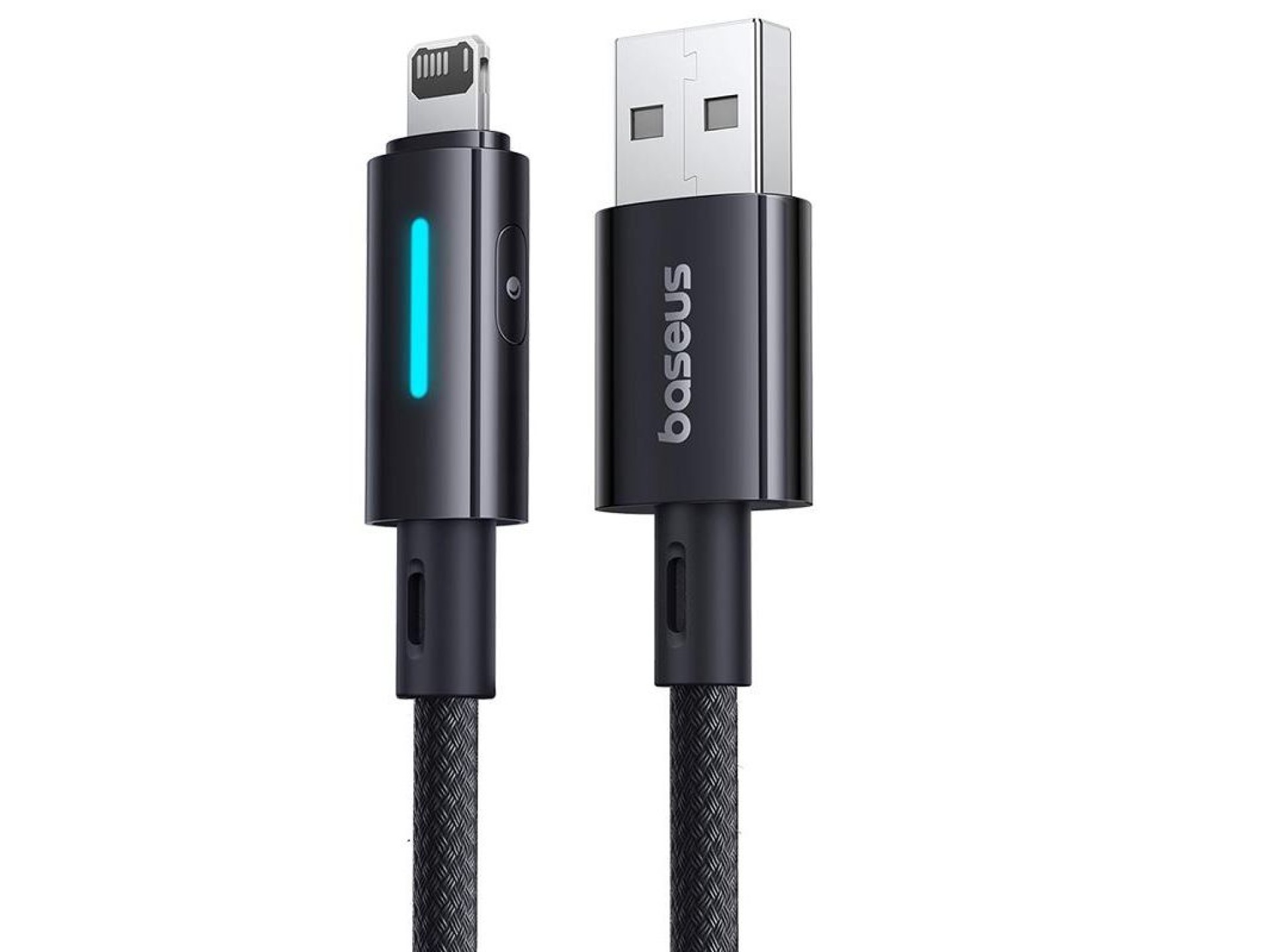 Baseus Lit Cable USB - Lightning 1m 2.4A Cosmic Black