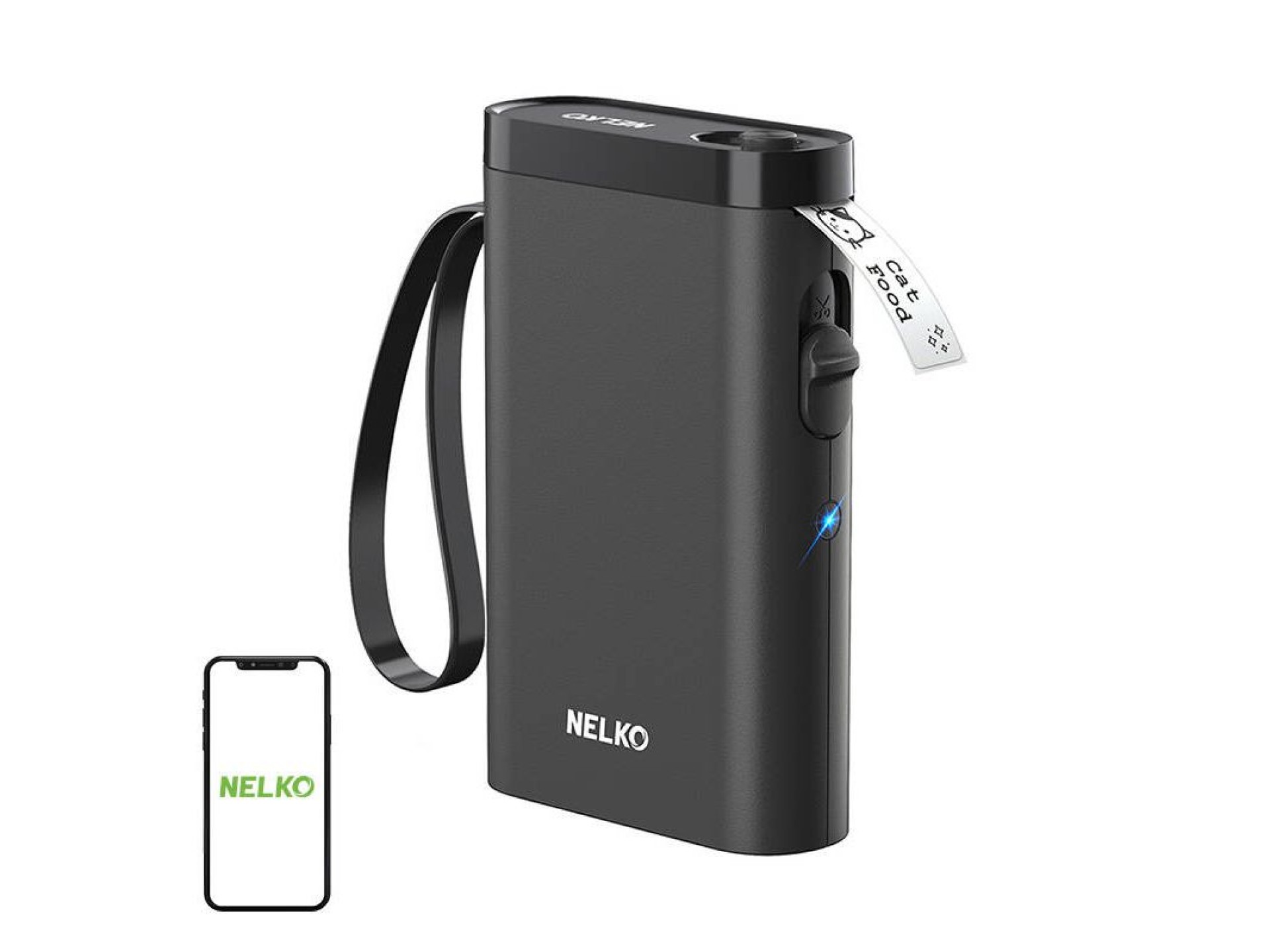 Nelko P21 thermal label printer (black)
