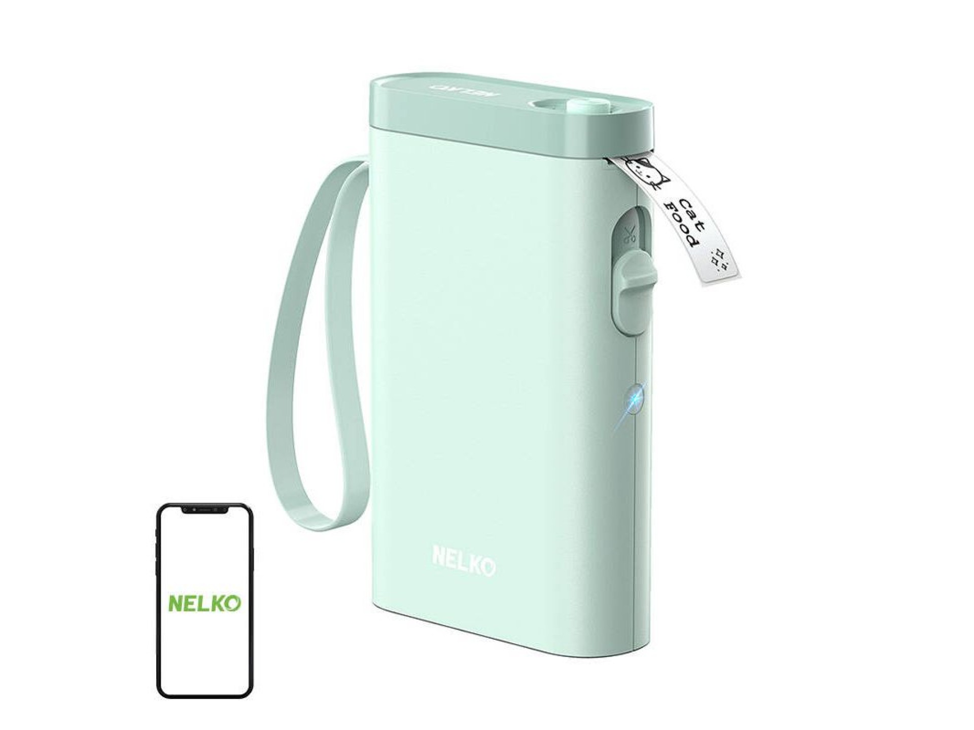 Thermal label printer Nelko P21 (green)
