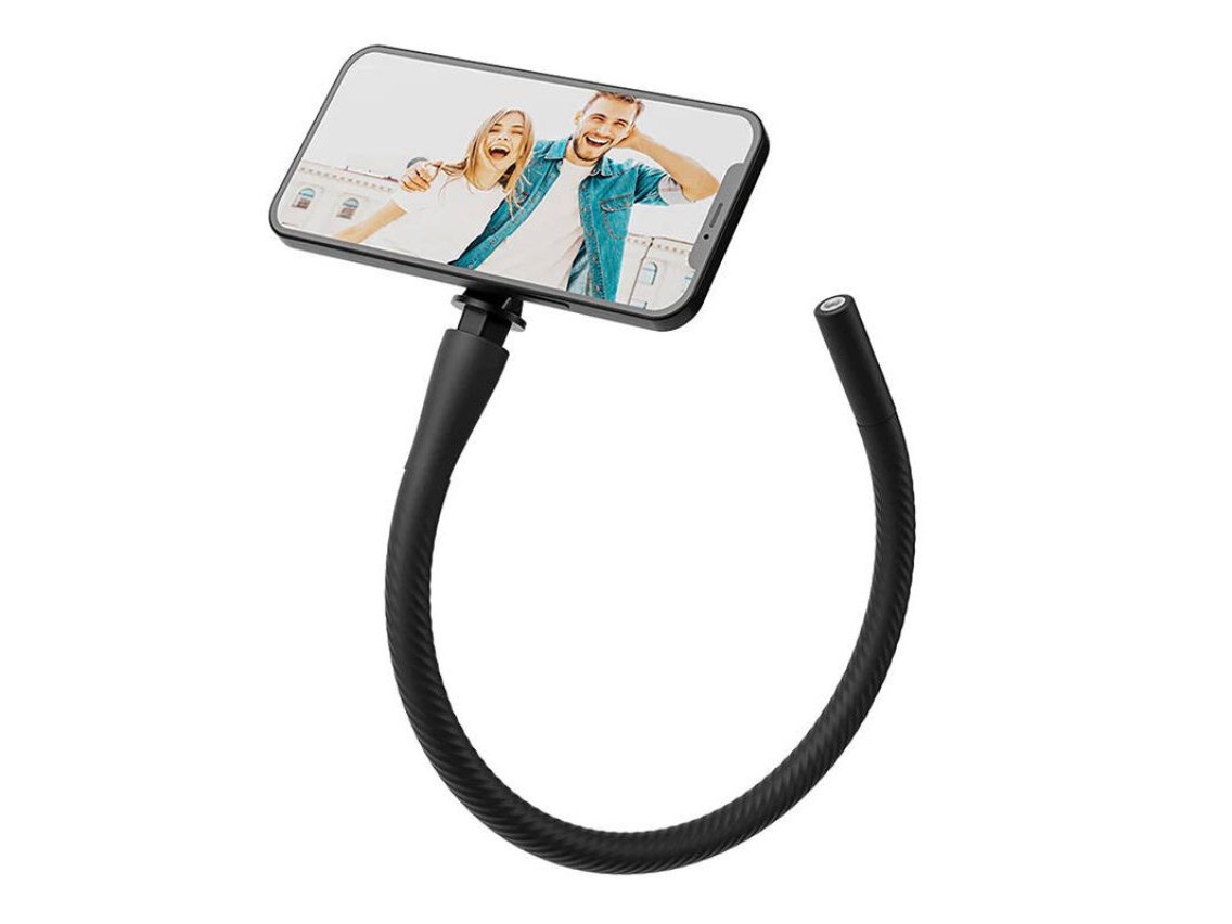 Soporte flexible TELESIN para teléfonos (negro)