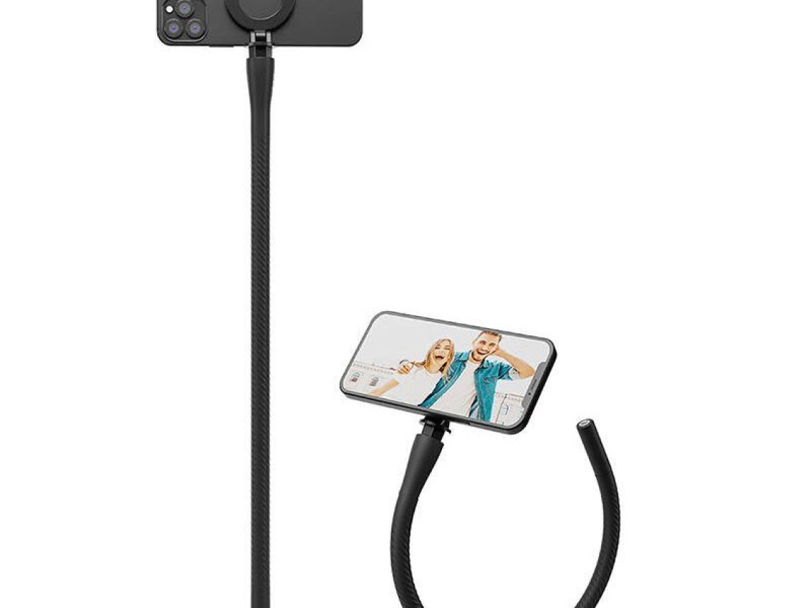 Soporte flexible TELESIN para teléfonos (negro)
