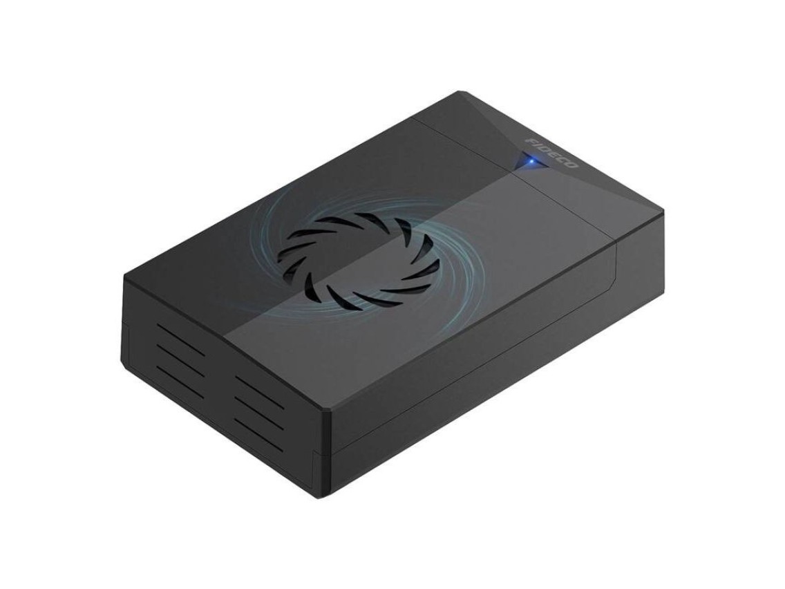 Gabinete FIDECO P3U HDD/SSD (USB 3.0, SATA 2,5"/3,5", ventoinha)