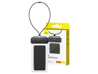 Baseus AquaGlide Bolsa para celular à prova d'água com trava deslizante Cluster preta