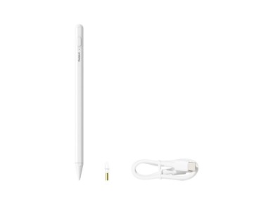 OS- Lápiz óptico Baseus Smooth Writing 2 Series Lite con indicadores LED, blanco lunar (ve