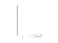 OS-Baseus Smooth Writing 2 Series Stylus Lite with LED Indicators, Moon White (Active version with t OS-Baseus Smooth Writing 2 Series Stylus Lite with LED Indicators, Moon White (Active version with t