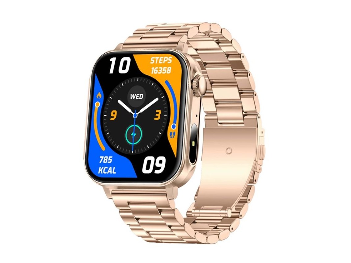 Colmi P80 smartwatch (steel-gold)