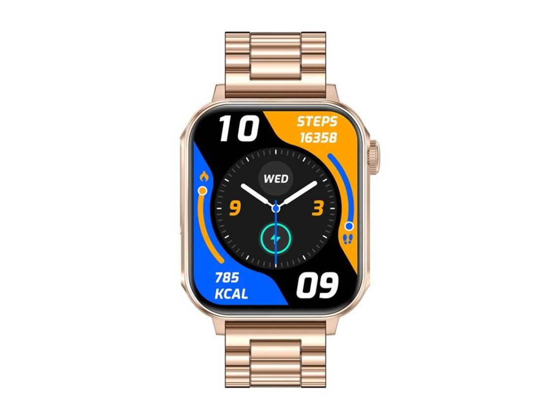 Colmi P80 smartwatch (steel-gold)