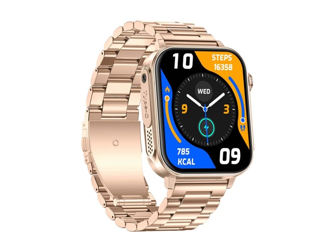 Colmi P80 smartwatch (steel-gold)