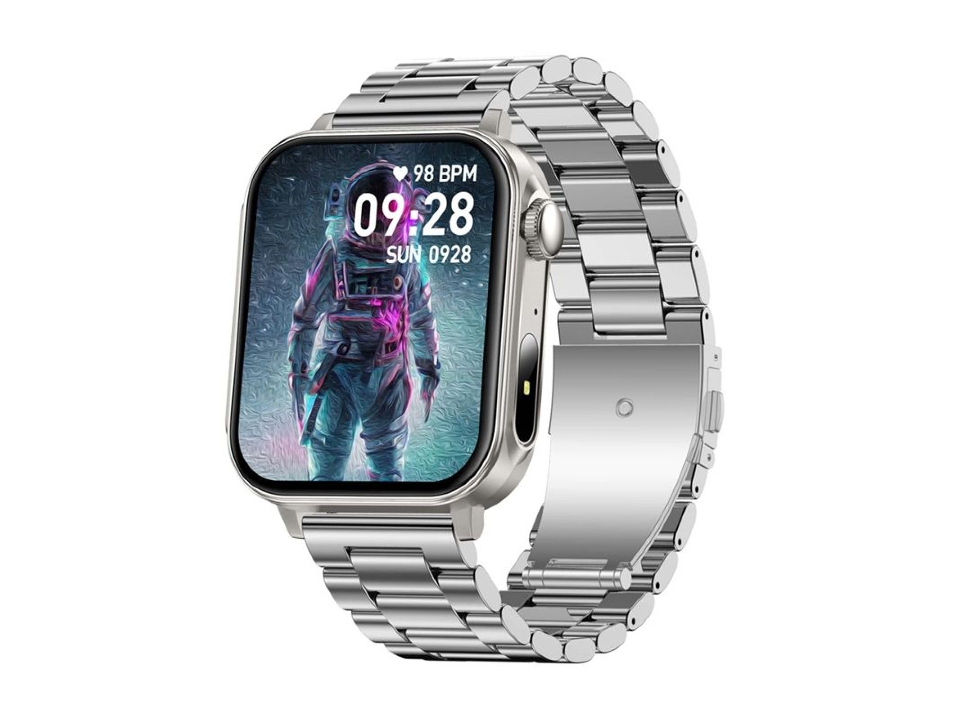 Colmi P80 smartwatch (steel and silver)