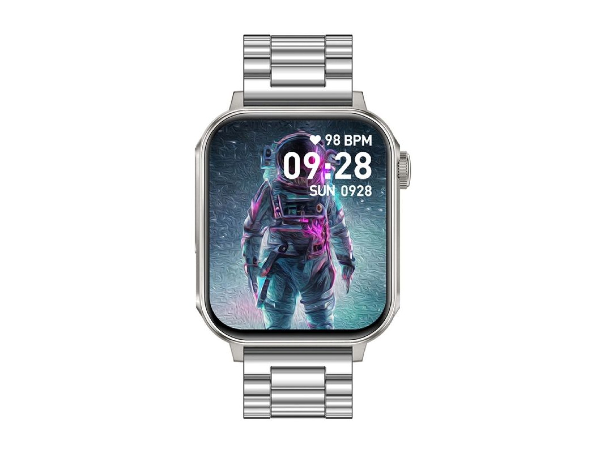 Colmi P80 smartwatch (steel and silver)
