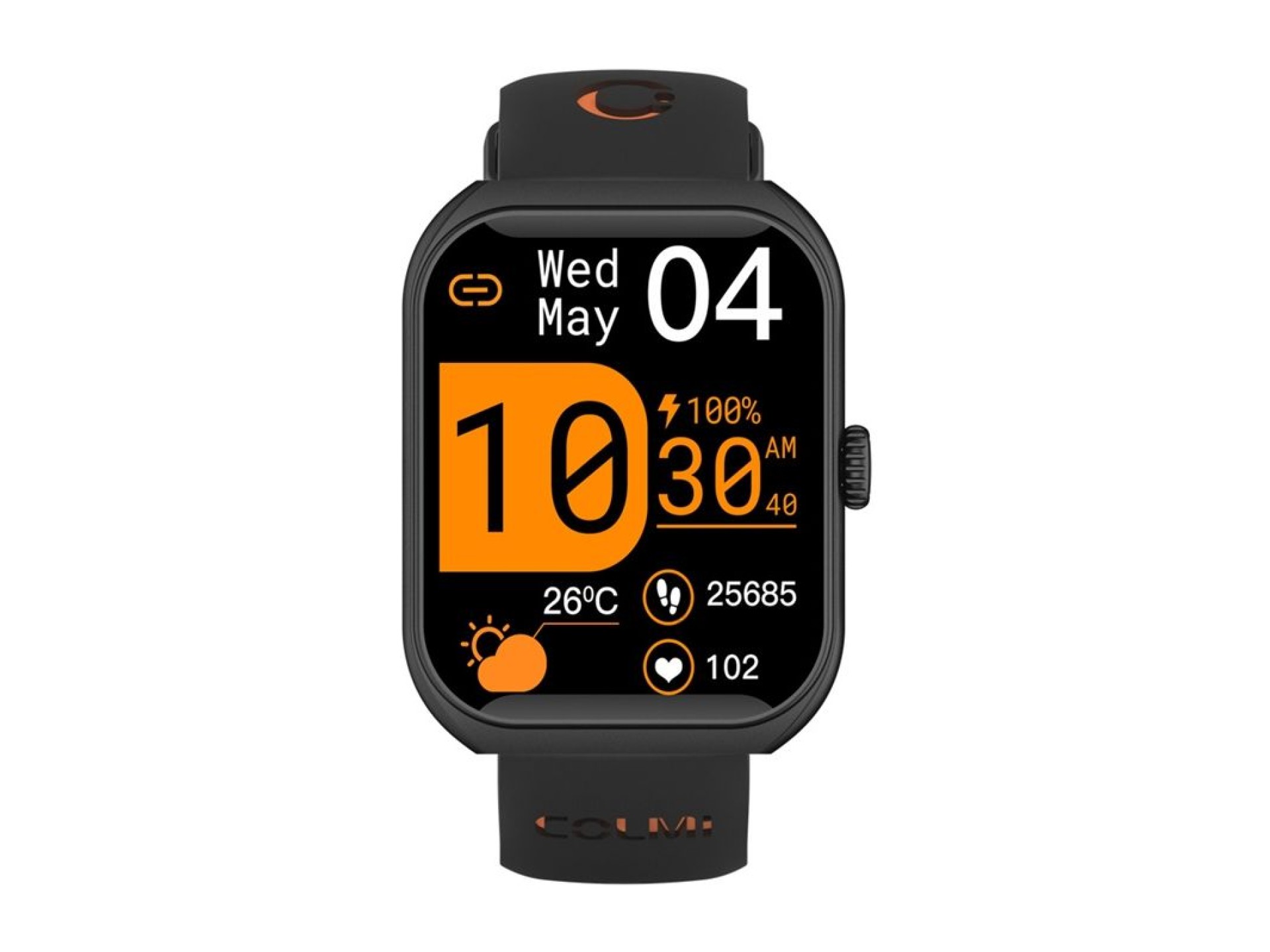 Relógio inteligente Colmi P86 (preto)