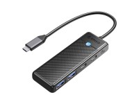 Concentrador Orico 4 en 1 USB A3.0x2 + Tipo-C3.0x1 + PD100Wx1