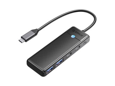 Concentrador Orico 4 en 1 USB A3.0x2 + Tipo-C3.0x1 + PD100Wx1