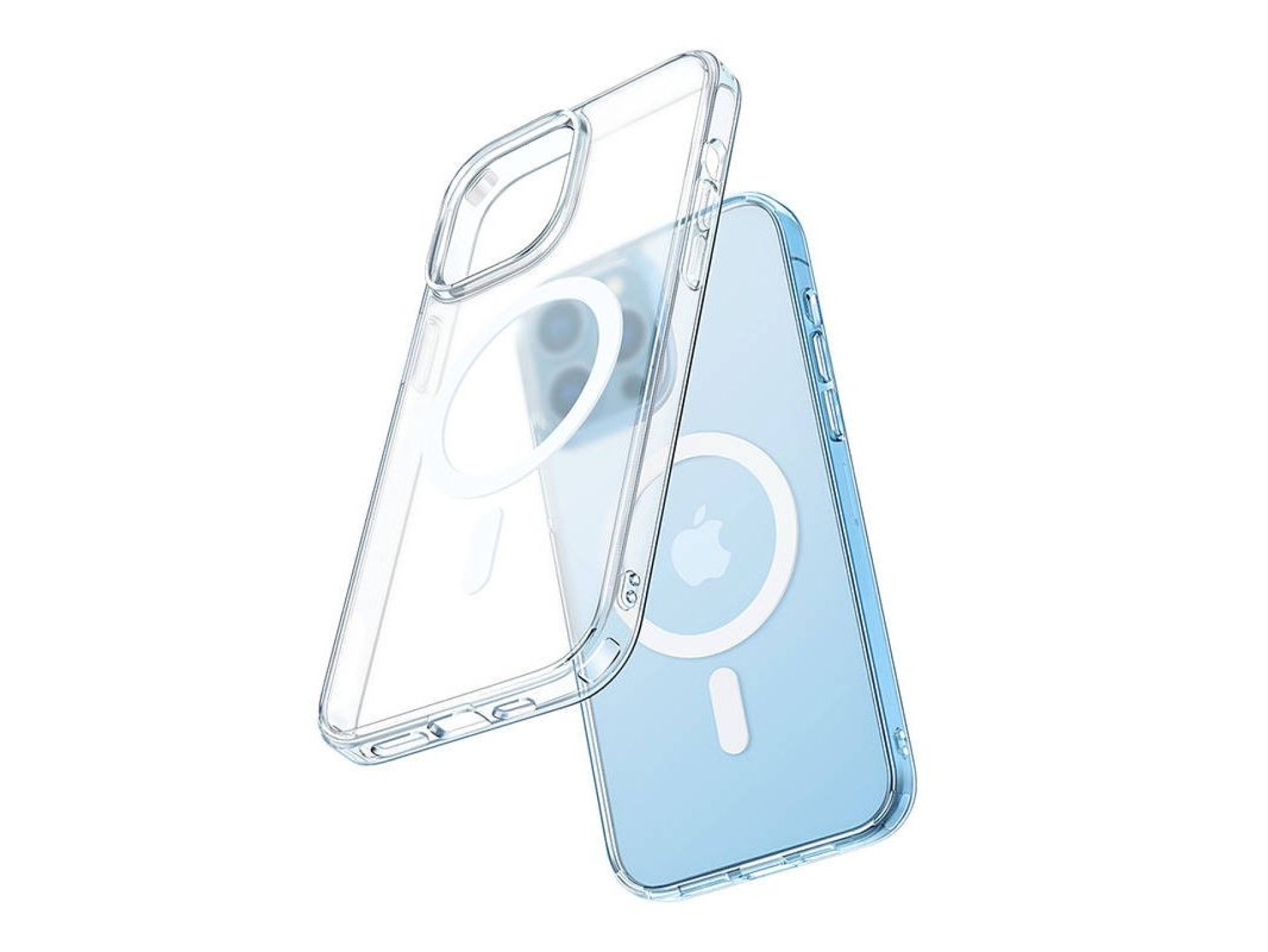 Capa magnética transparente Mcdodo PC-1890 para iPhone 12/12 Pro, Magsafe