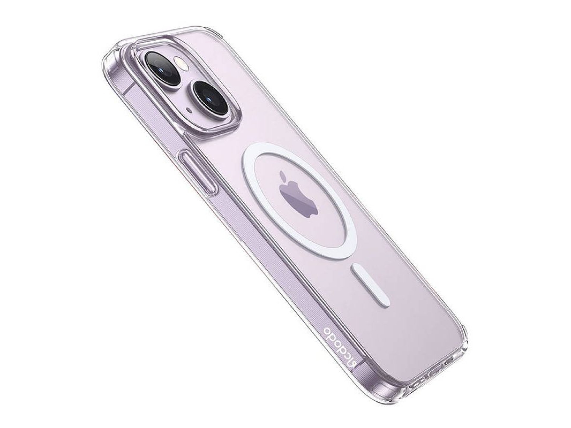 Funda magnética McDodo Crystal para iPhone 14 Pro Max (transparente)