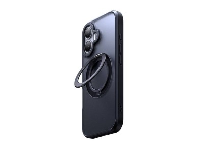 McDodo PC-4931 MagSafe case for iPhone 16 Plus with stand (black) McDodo PC-4931 MagSafe case for iPhone 16 Plus with stand (black)