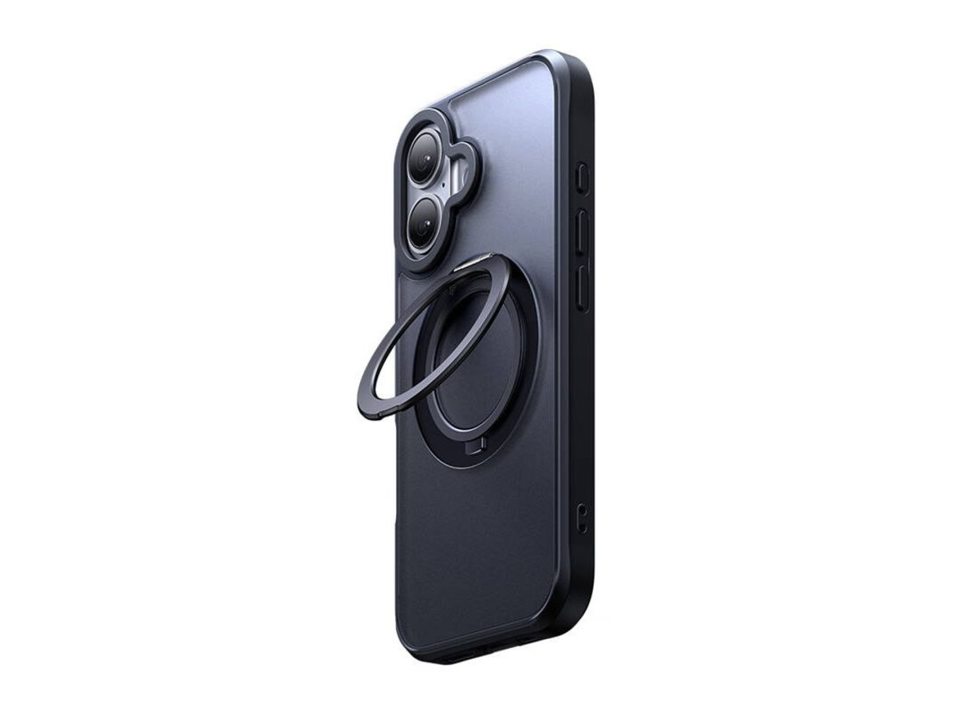 Capa MagSafe McDodo PC-4931 para iPhone 16 Plus com suporte (preta)