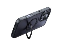 McDodo PC-4933 MagSafe case for iPhone 16 Pro Max with stand (black) McDodo PC-4933 MagSafe case for iPhone 16 Pro Max with stand (black)